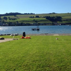 Seebad Mit Strand Am Vierwaldstattersee